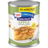 Duncan Hines Comstock apple pie filling can ready for homemade pies