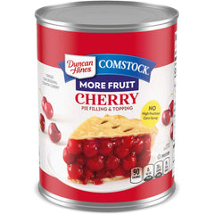 Duncan Hines Comstock cherry pie filling can ready for baking a homemade pie