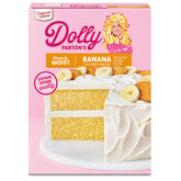 Duncan Hines Dolly Parton's Banana Cake Box Front shows an easy, crowd-pleasing dessert idea.