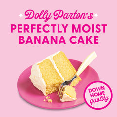 Duncan Hines Dolly Parton's Banana Cake Dry Mix presents a quick, moist batter base.