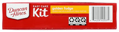 Duncan Hines Easy Cake Kit Golden Fudge Pan — included pan simplifies 6-inch cake.