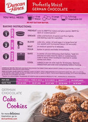Duncan Hines German Chocolate Cake Mix ingredients ready to whisk together