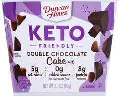 Duncan Hines Keto Cup water addition step for batter.