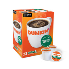 Dunkin' Donuts Decaf K-Cup with Keurig brewer shows easy, consistent flavor.