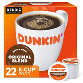 Dunkin Original Blend K-Cup pod ready for quick single-serve mornings