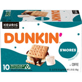 Dunkin S’mores K-Cup pods box ready for quick mornings