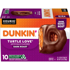 Dunkin Turtle Love pod pack6-boxes for convenient at-home brewing