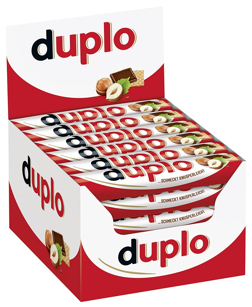 Duplo 40-pack singles bars on display for convenient sharing