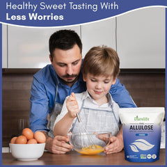 DureLife Allulose coffee mug application demonstrates calorie-free sweetness in drinks.