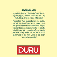 Duru fava beans simmering into a hearty soup base, rich in fiber.