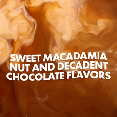 Closeup of macadamia and chocolate aroma in Dutch Bros pod