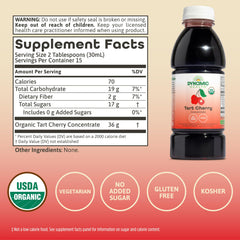Dynamic Health tart cherry juice pour, great for smoothies and dressings.