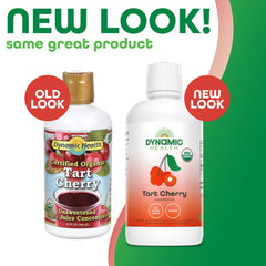 Dynamic Health Tart Cherry Juice pour highlighting vibrant color for water or seltzer