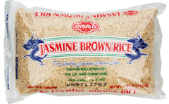 Dynasty Jasmine Brown Rice packaging is ready to store and use in meals