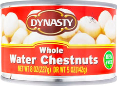 Dynasty packaging shows compact 6x5x4in dimensions for pantry storage.