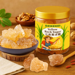 Dzikei rock sugar crystals ideal for desserts and sauces.