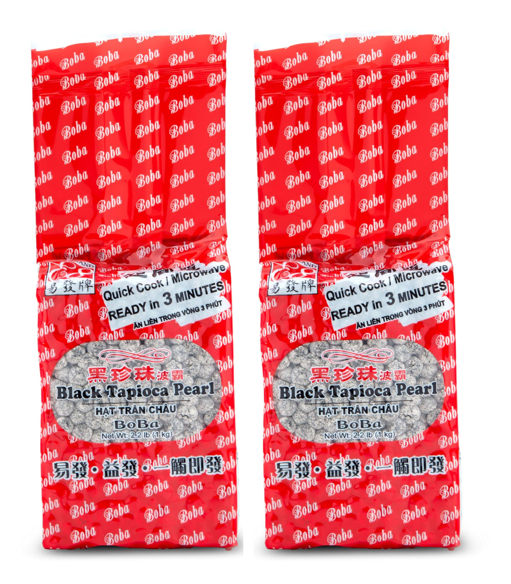 E-FA BRAND Black Tapioca Pearls packaging for home bubble tea.
