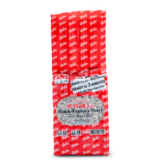 E-FA Brand black tapioca pearls microwave-ready for quick bubble tea