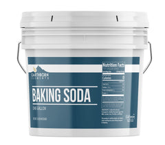 Earthborn Elements Baking Soda in a resealable bucket for long-term storage and easy dispensing.