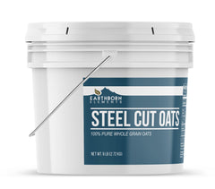 Creamy, chewy texture of Earthborn Elements oats in a steaming bowl.