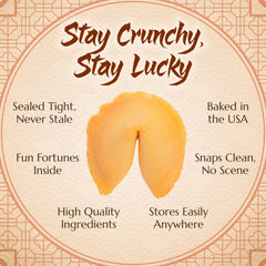 East and Else vanilla crisp fortune cookie close-up highlighting texture.