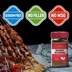 Eastanbul Baharat spice blend label highlights vegan and gluten-free attributes