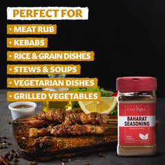 Eastanbul Baharat spice mix in bowl ready to season meats and stews