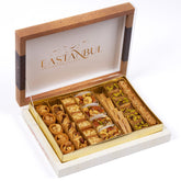 Eastanbul baklava gift box front, premium dessert gift option for celebrations.