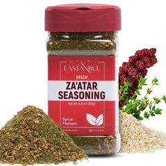 Eastanbul Zaatar Seasoning packshot highlighting authentic Middle Eastern flavor.