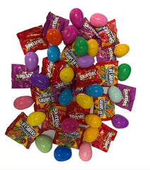 Easter hunt-ready eggs featuring sweet and sour gummies for celebrations