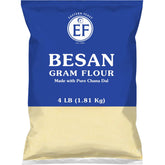 Eastern Feast Besan fine gram flour bag, gluten-free and high-protein cooking staple
