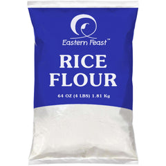 Eastern Feast Rice Flour bag with fine texture, ideal for gluten-free baking.