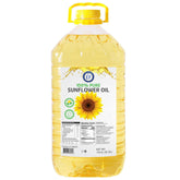 Eastern Feast sunflower oil bottle pouring for versatile cooking.