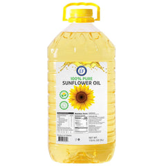 Eastern Feast sunflower oil bottle pouring for versatile cooking.