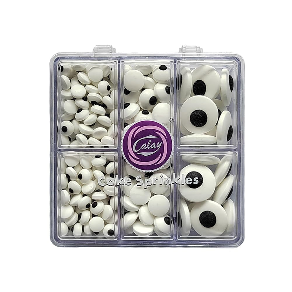 Eastron Candy Eyes mini 7mm for detailed cake toppings and cute cookies.