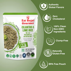Eat Regal clean-label, non-GMO rice suitable for vegan, gluten-free diets.