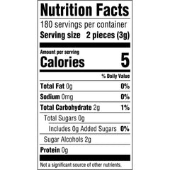 Eclipse sugar-free spearmint gum with icy flavor and zero sugar