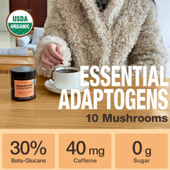 Fungipure mushroom extract close-up signaling high quality and consistency