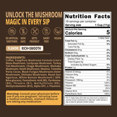Steaming cup of Eco-Taste mushroom coffee highlights aroma and smooth focus.