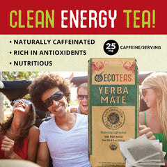 Kosher-certified ECOTEAS label on packaging for dietary inclusion