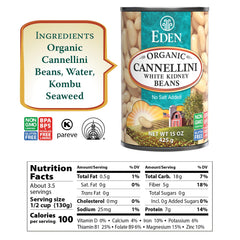 Eden Cannellini beans served in a fresh salad highlighting mild flavor.