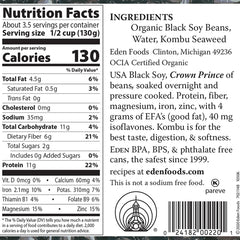 Eden black soybeans provide a versatile plant-based protein base for bowls.