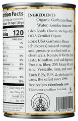 Aquafaba liquid from Eden garbanzo beans enables vegan baking experiments.