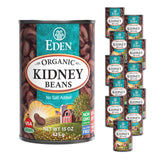 Eden Organic Red Kidney Beans front can showing no salt added