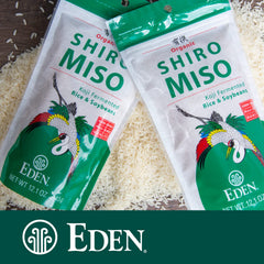 Eden Shiro miso bowl with soup evokes comforting, umami-rich dishes.