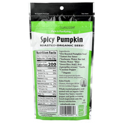 Close-up of spicy pumpkin seeds showing roasted texture and seasoning