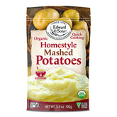 Edward & Sons Homestyle Mashed Potatoes pack for quick weeknight meals