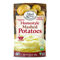 Edward & Sons Homestyle Mashed Potatoes pack for quick weeknight meals