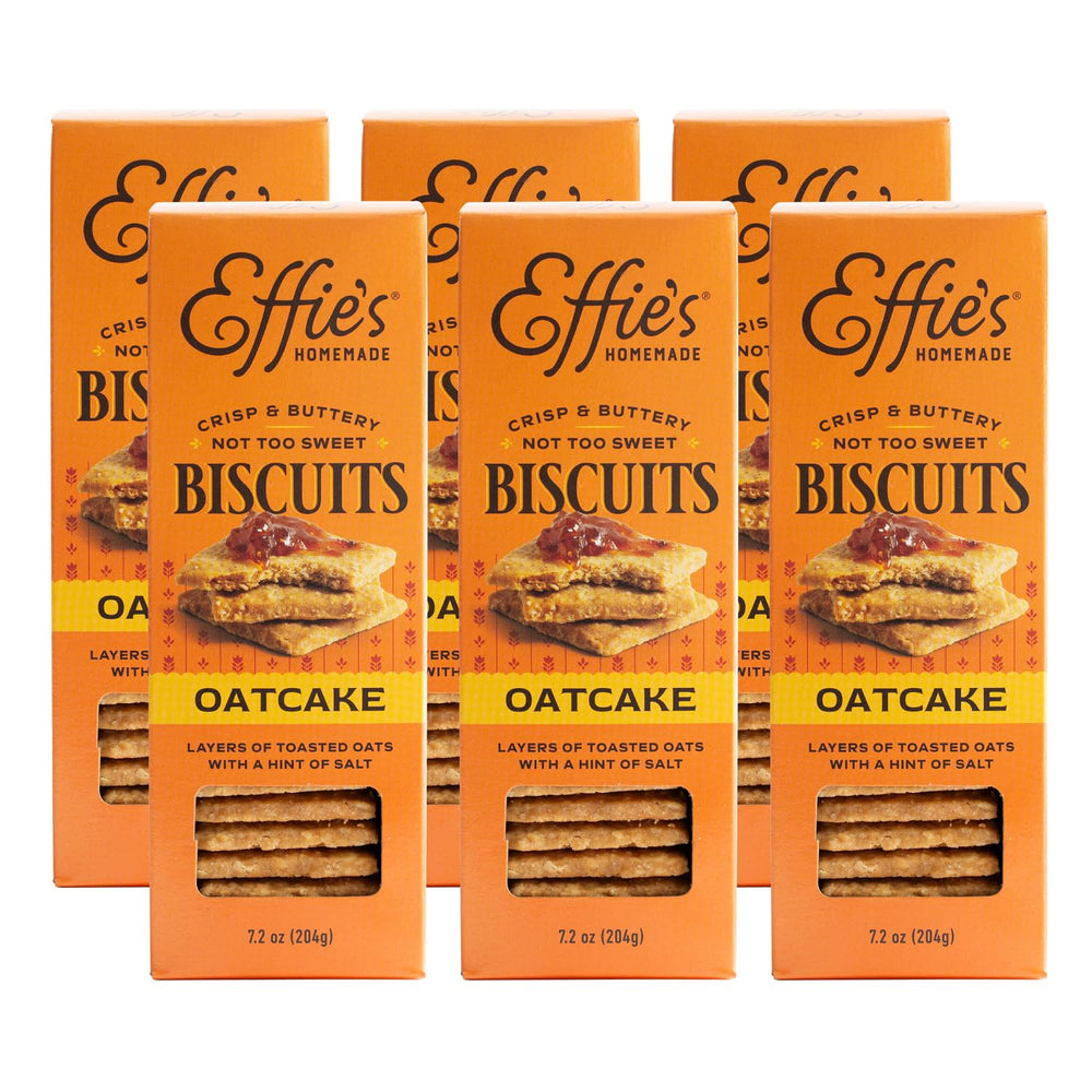 Effie's Oatcakes Original: crisp, buttery layers ideal for tea-time.