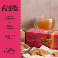 Effie's oatcakes show rustic texture, great with jams